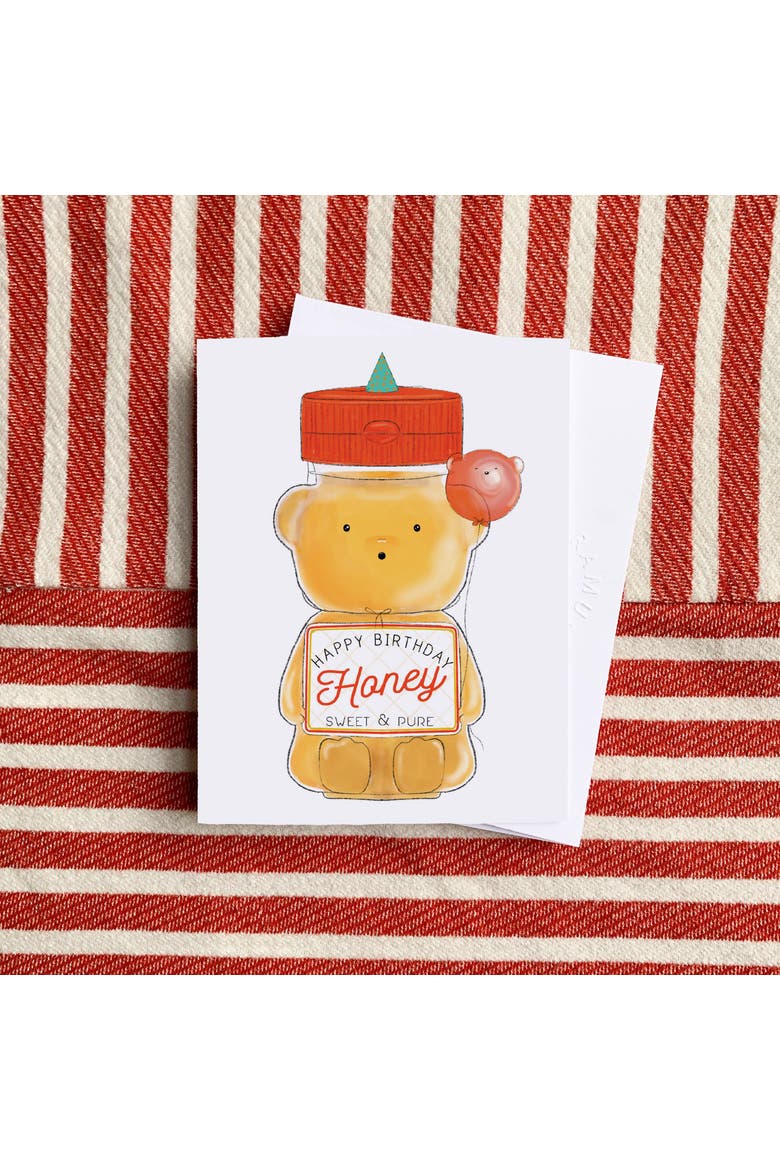 Birthday Greeting Card Pack (3ct) "Sweet Birthday Honey Bear", Alternate, color, Multi-Pack