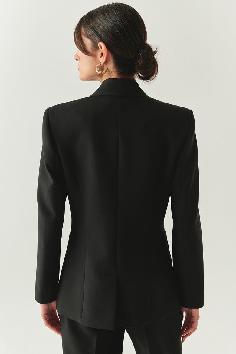 Veda Blazer, Alternate, color, BLACK