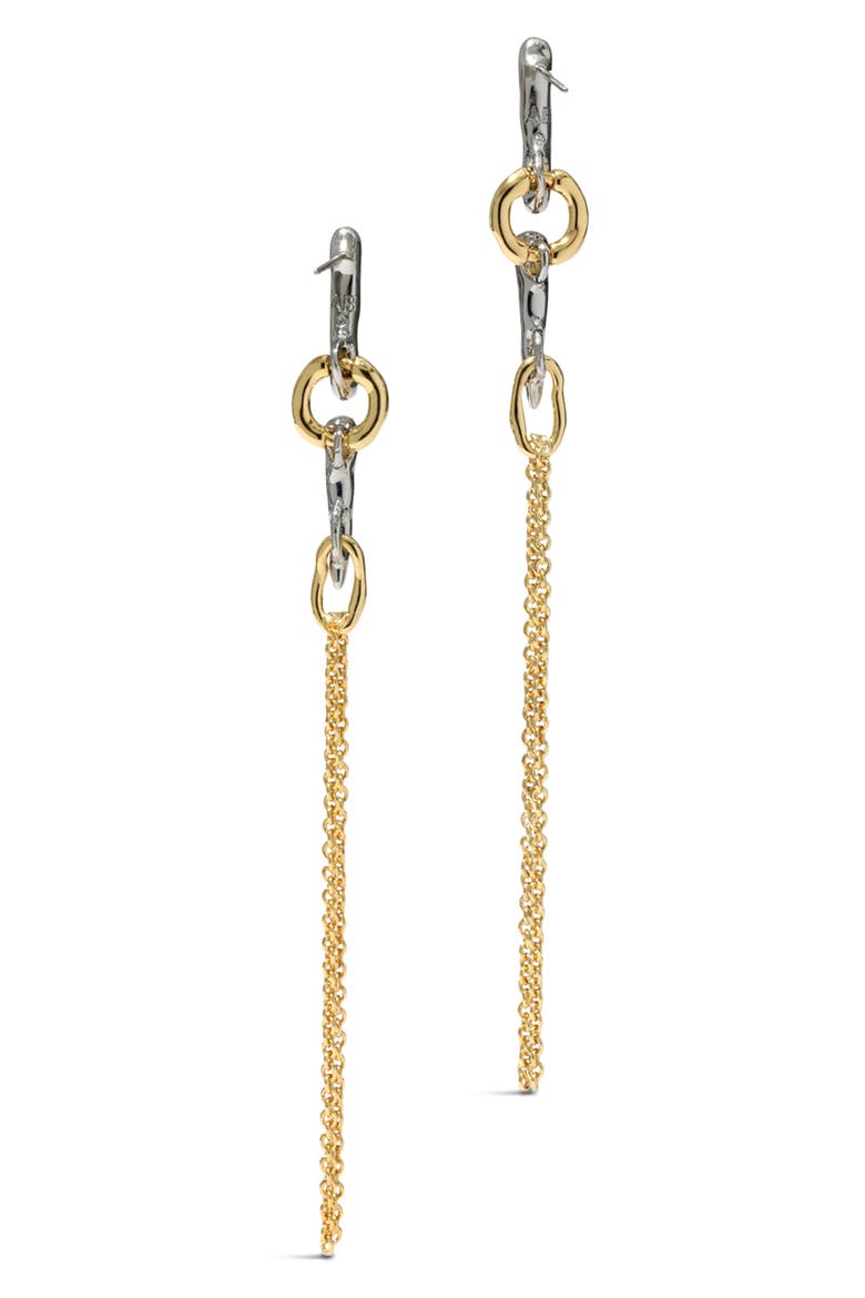 Solanales Crystal Linked Spear Drop Earrings, Alternate, color, CRYSTALS
