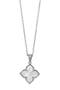 Mother of Pearl Flower Pendant Necklace
