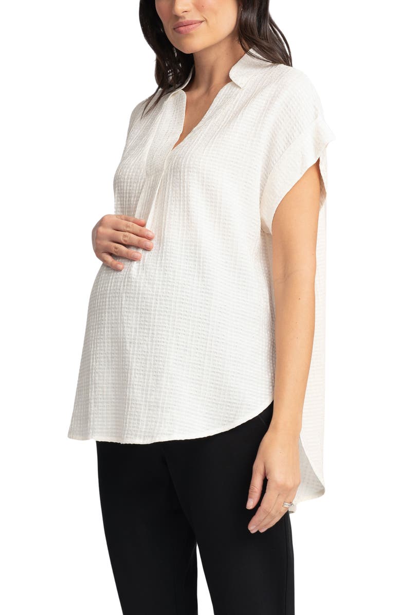 Seraphine Textured Knit Maternity Top, Main, color, 