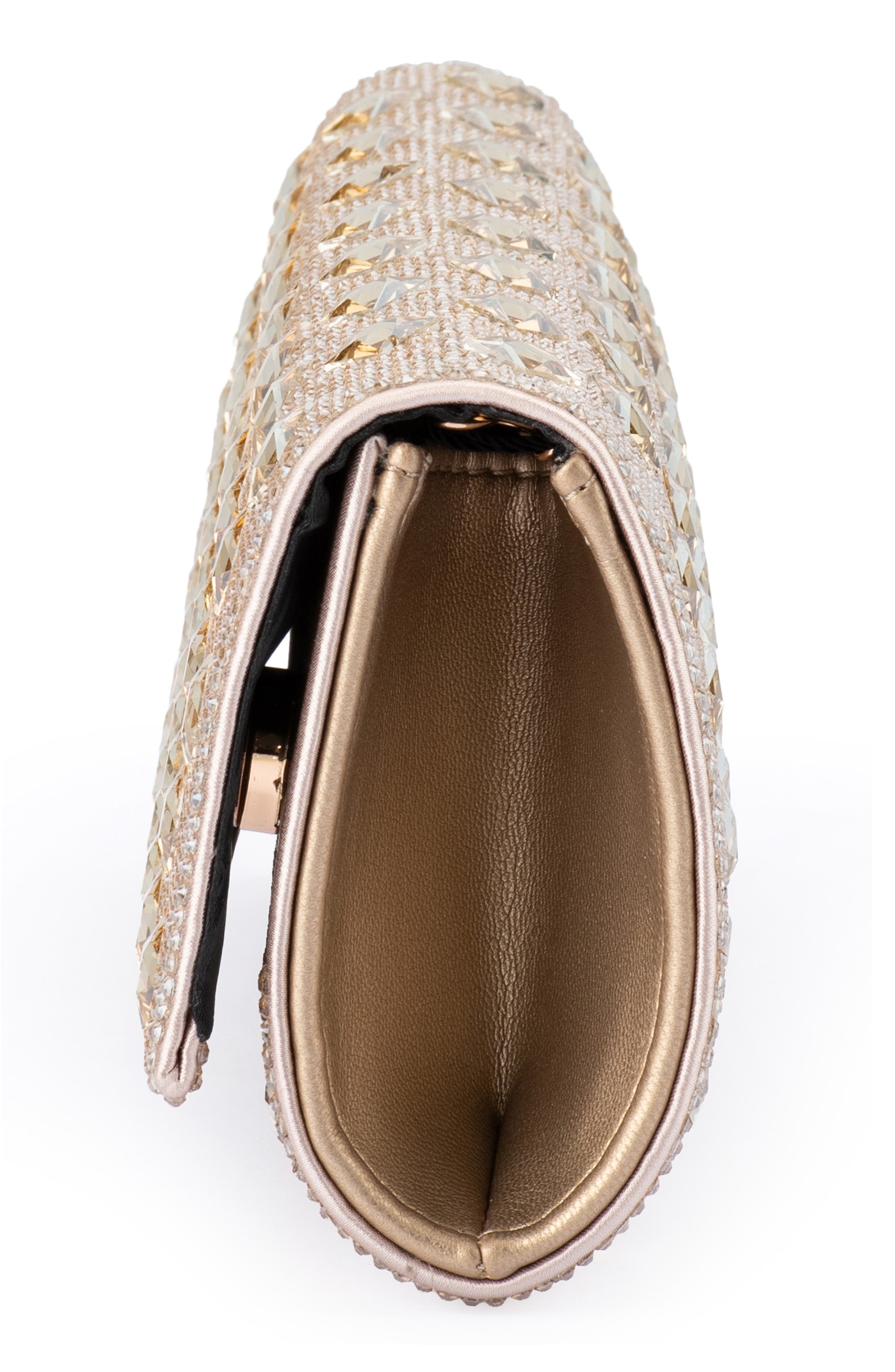 Bridget Crystal Clutch, Alternate, color, CHAMPAGNE
