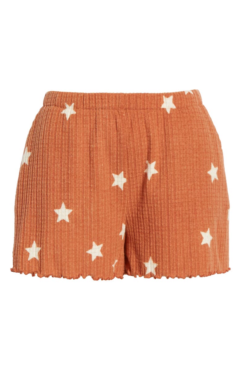 All in Favor Lettuce Hem Shorts, Alternate, color,