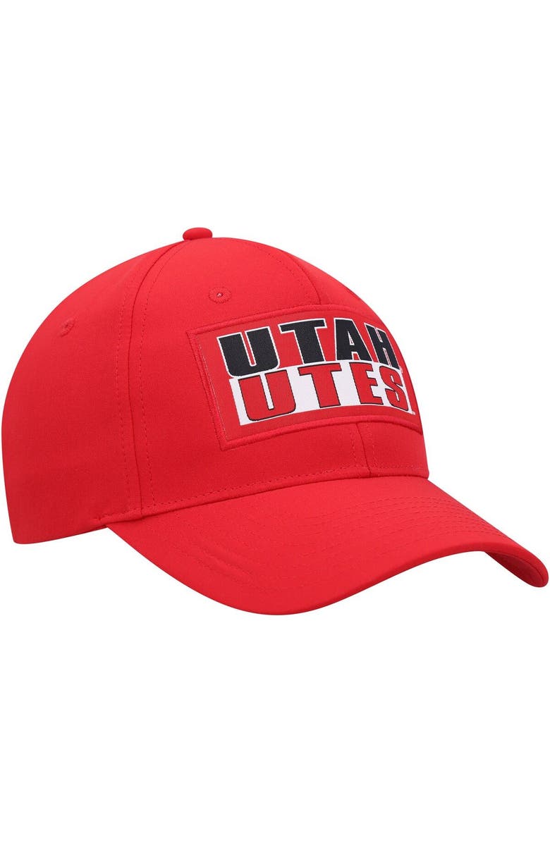 COLOSSEUM Men's Colosseum Red Utah Utes Positraction Snapback Hat, Alternate, color, Red