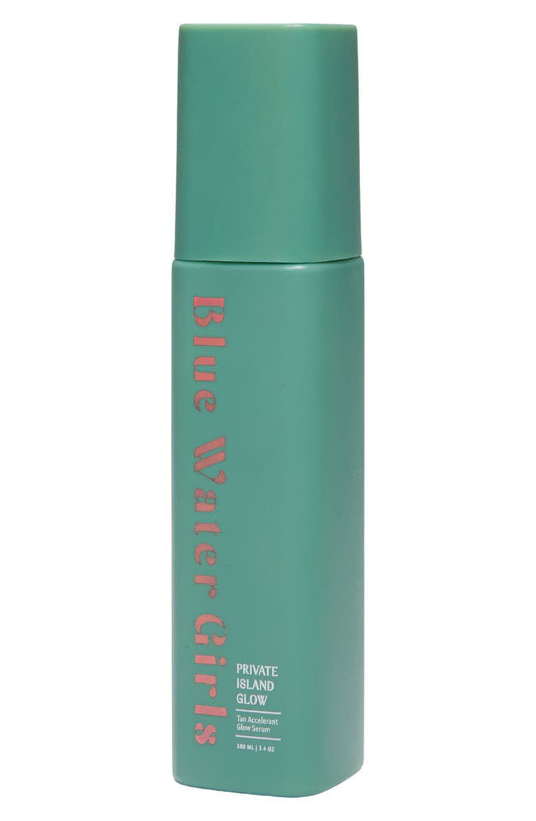 Blue Water Girls Private Island Glow Tan Accelerant Glow Serum, Main, color,