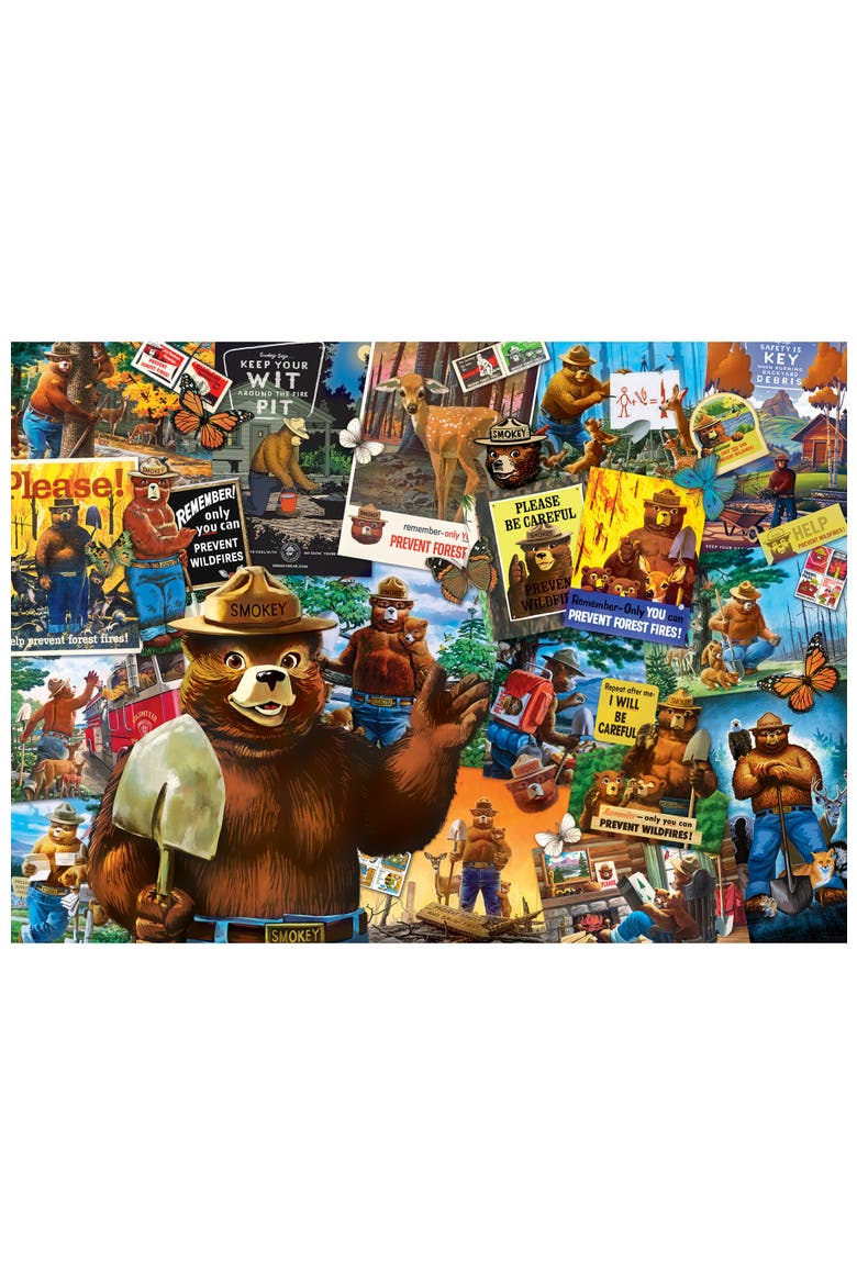 Smokey Bear Posters 1000 Piece Puzzle, Alternate, color, Multicolor