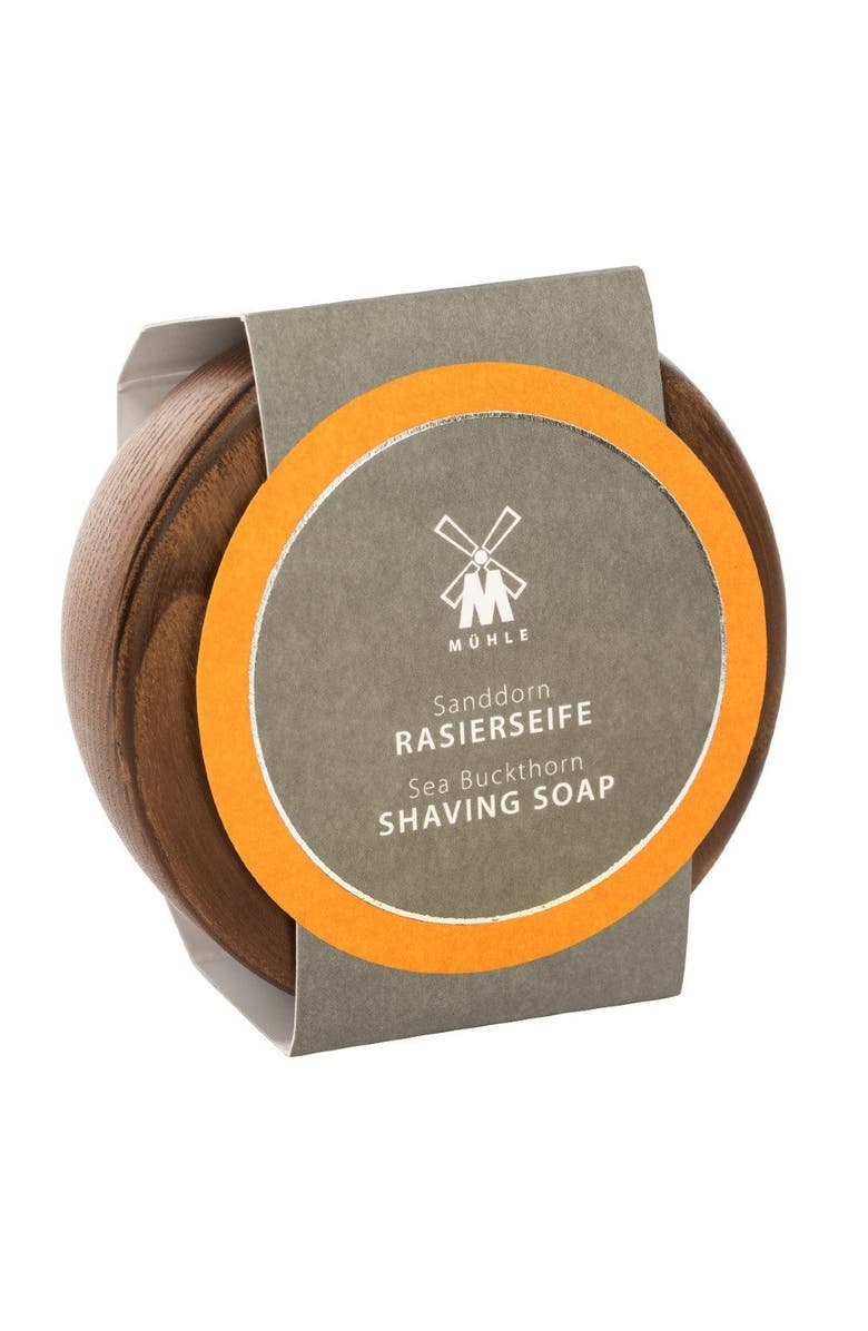 MÜHLE Sea Buckthorn Shaving Soap in Steamed Ash Bowl, Main, color, Steamed Ash