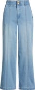 Wit & Wisdom Emma Skyrise Seamed Wide Leg Jeans