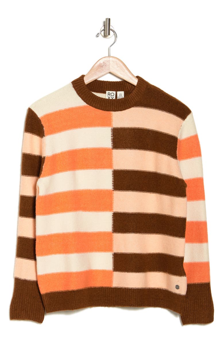 Roxy Jungle Groove Stripe Sweater, Alternate, color, 