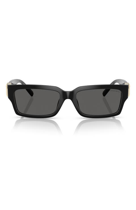 56mm Rectangular Sunglasses