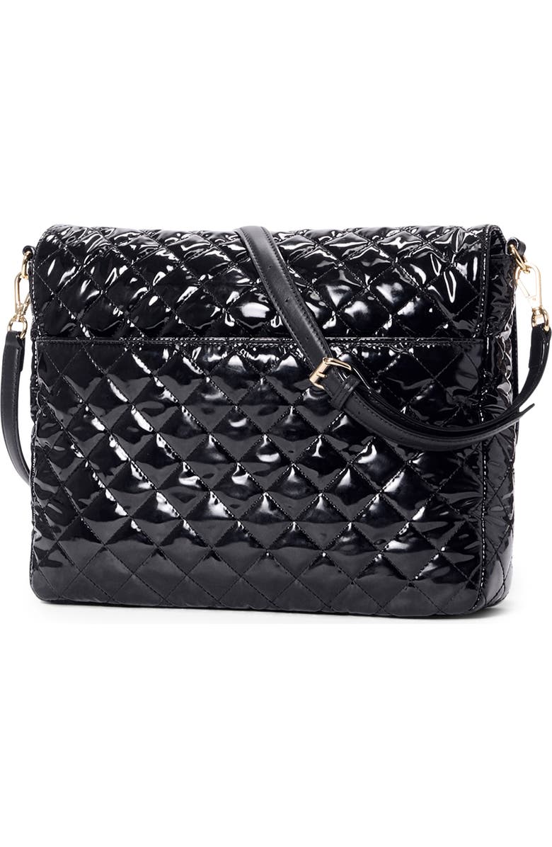 MZ Wallace Large Crosby Lock Quilted Nylon Crossbody Bag, Alternate, color,
