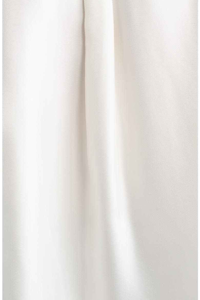 Dahlia Silk Contrast Collar Shirt, Alternate, color, IVORY