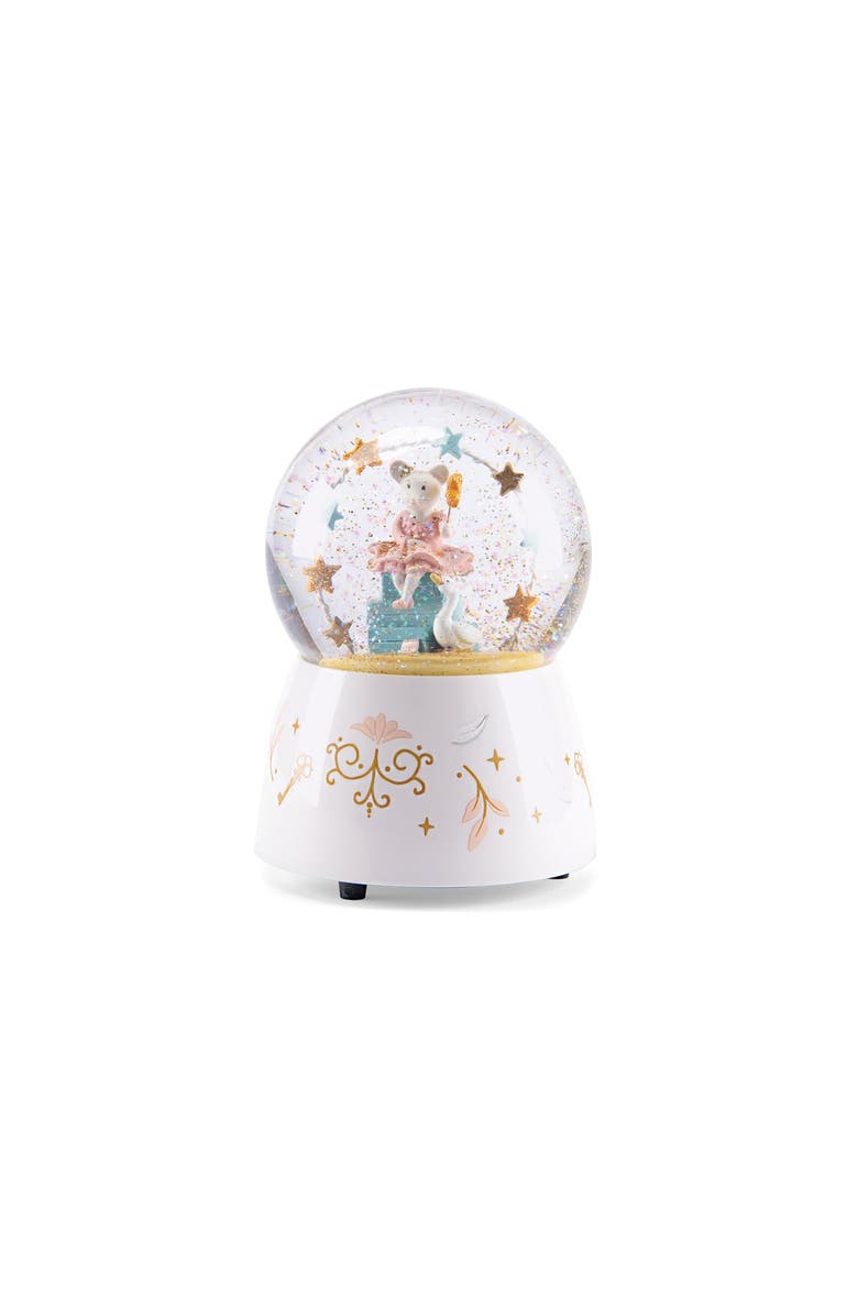 Moulin Roty The Little school of dance Musical Snow Globe, Main, color, Pink
