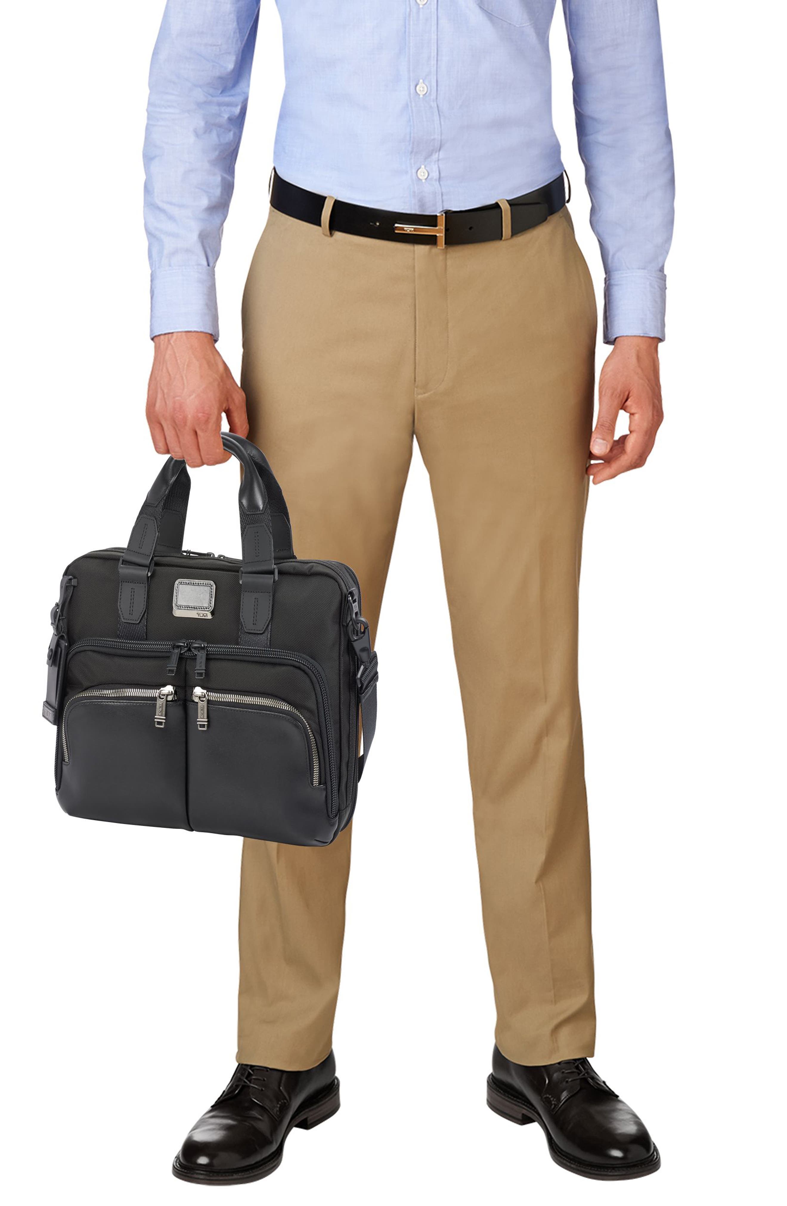 TUMI Alpha Bravo - Albany Slim Commuter Briefcase, Alternate, color, 