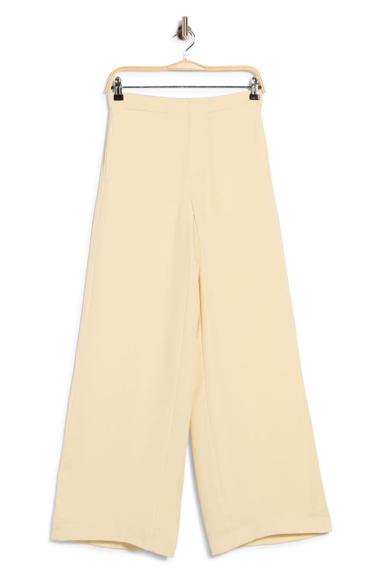 Blanca High Waist Wide Leg Satin Pants, Alternate, color, PLYLW
