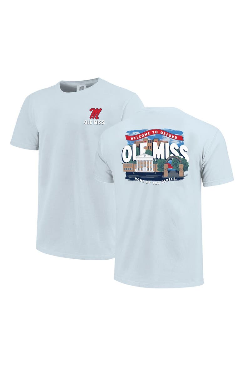 Youth  Light Blue Ole Miss Rebels Local Campus Scene T-Shirt, Main, color, Light Blue