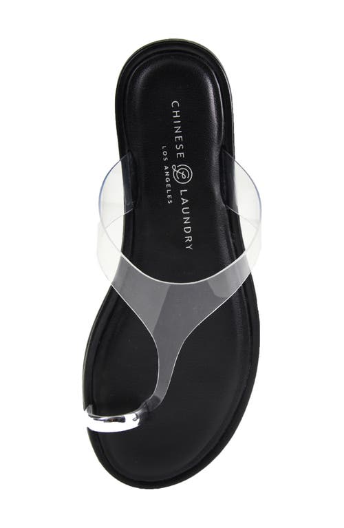 Chinese Laundry Maizy Sandal In Clear
