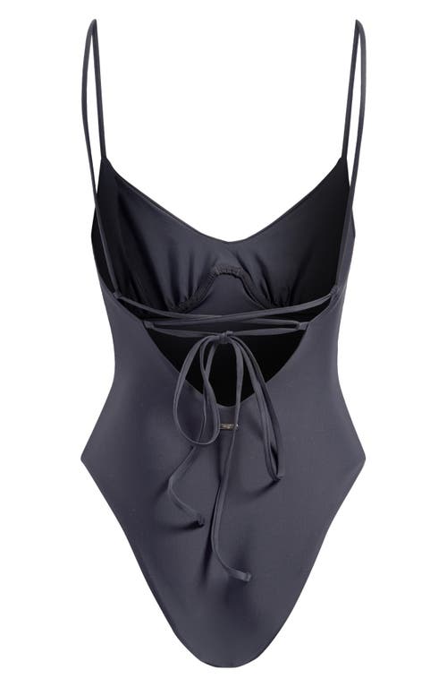 Maaji Blackjack Celine Underwire One-piece Swimsuit In Black
