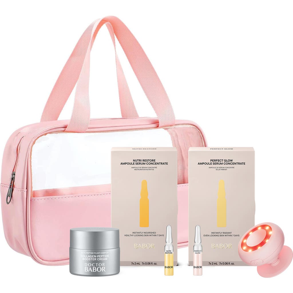 Babor X Solawave Skin Care & 2-in-1 Device Set (nordstrom Exclusive) $354 Value In Transparent