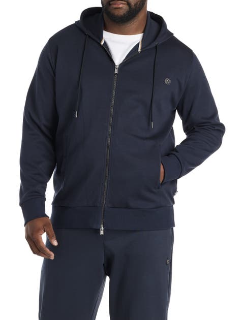 Big & Tall Front-Zip Hooded Jacket