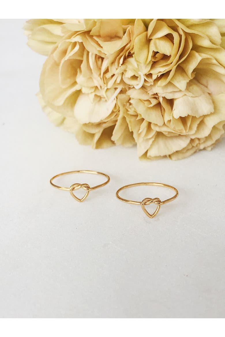 Heather Heart Ring, Alternate, color, Gold