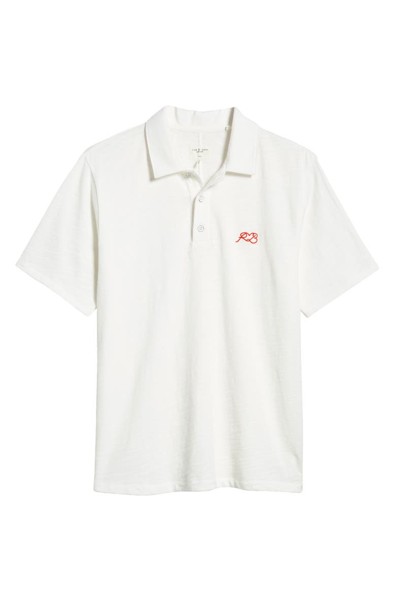 rag & bone Love RB Logo Polo, Alternate, color, 