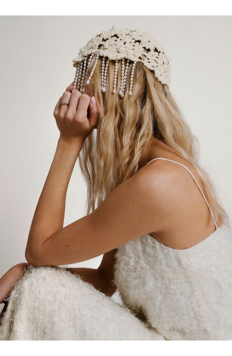 Alas Vintage Headpiece Bridal, Alternate, color, Cream