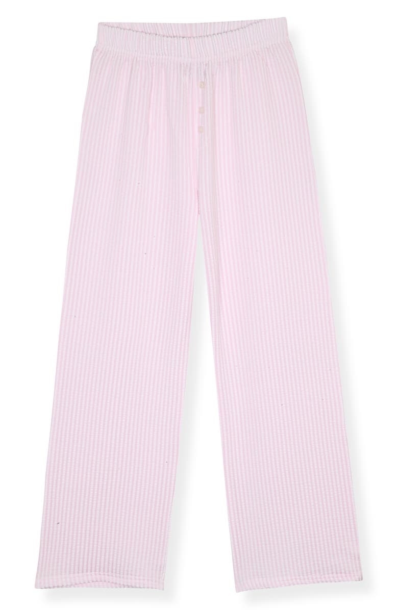 SLEEP ON IT Kids Pickle Ball Graphic T-Shirt & Stripe Pajama Pants Set, Alternate, color, Green