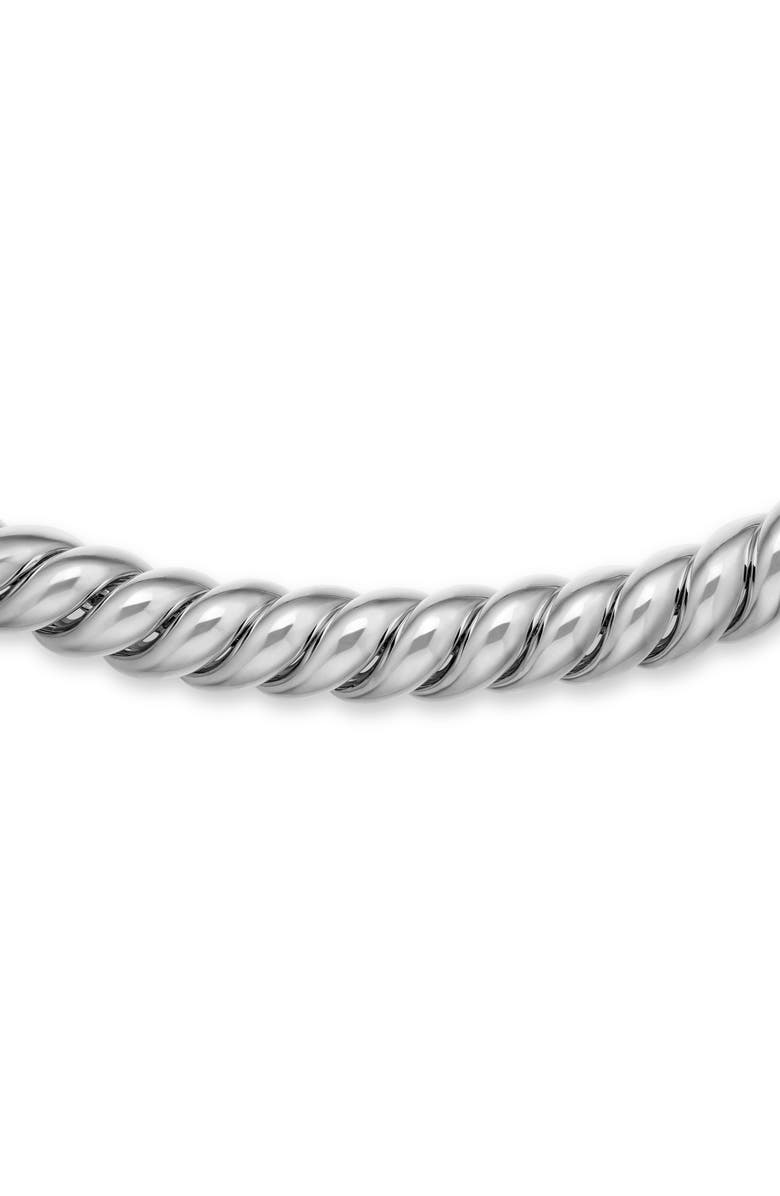 David Yurman Sculpted Cable Necklace in Sterling Silver, Alternate, color, Sterling Silver