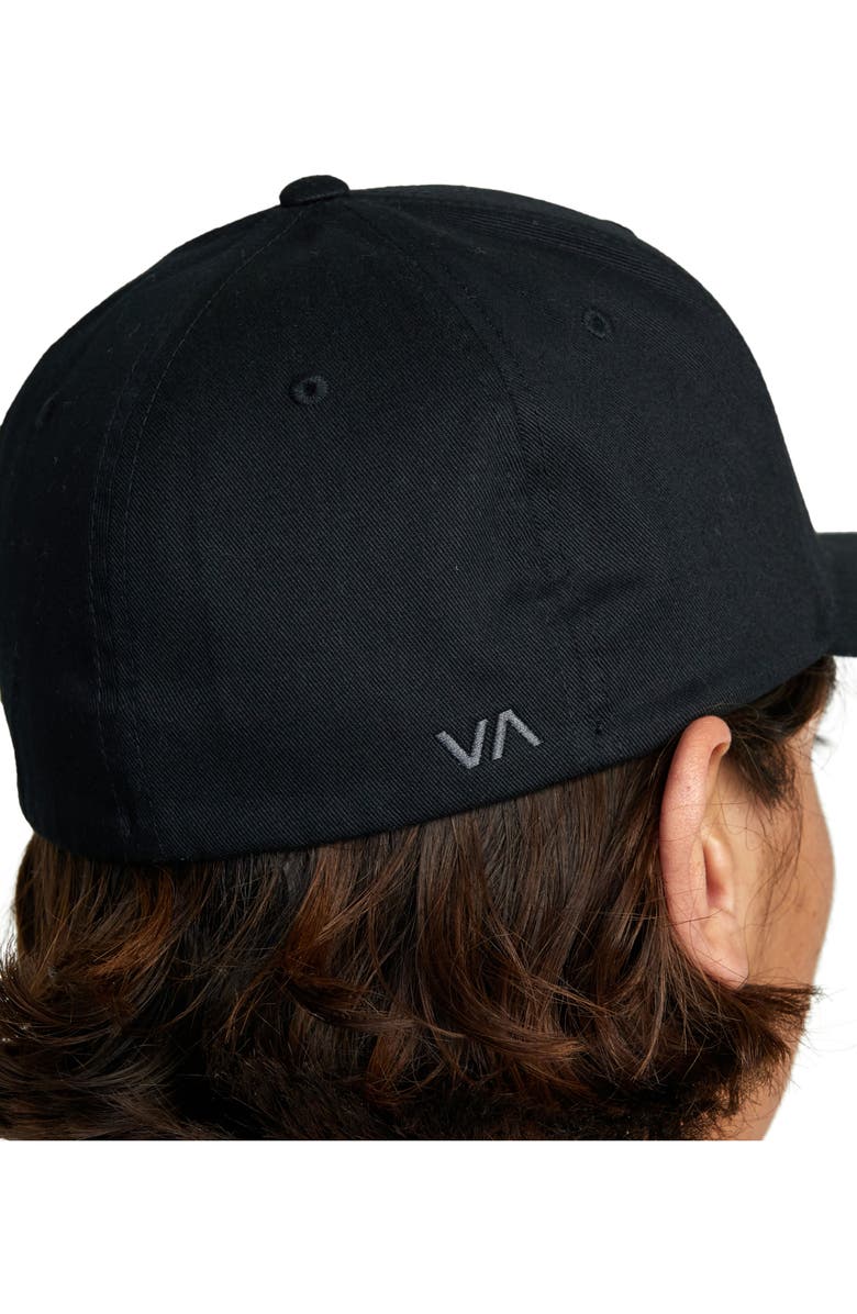 RVCA Flexfit Twill Baseball Cap, Alternate, color, 