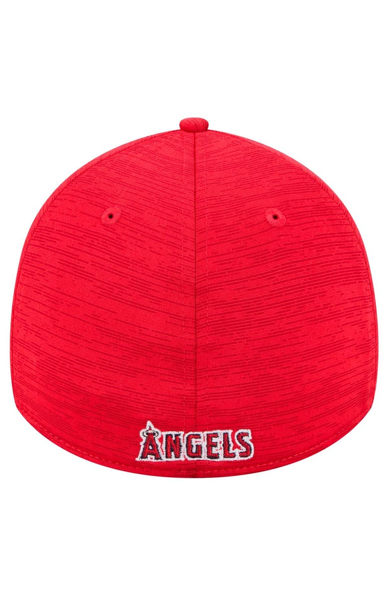 New Era Men's New Era Red Los Angeles Angels Tech 39THIRTY Flex Hat, Alternate, color, Red