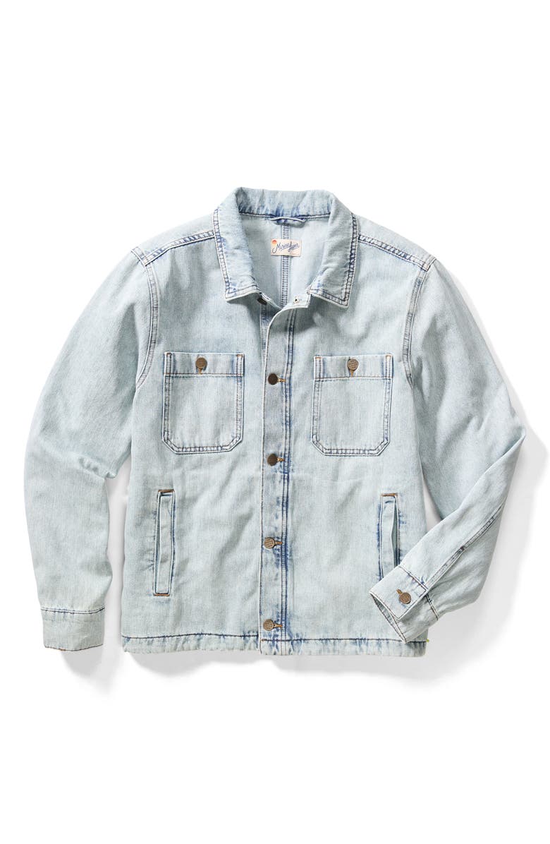 Marine Layer Patrick Denim Jacket, Alternate, color, Light Wash