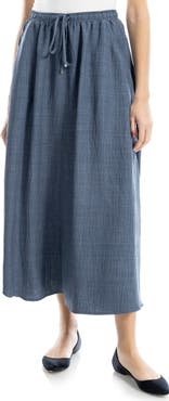 MAX STUDIO Textured Crop Maxi Skirt