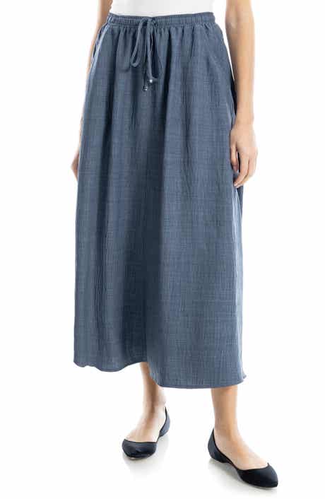 MAX STUDIO Textured Crop Maxi Skirt