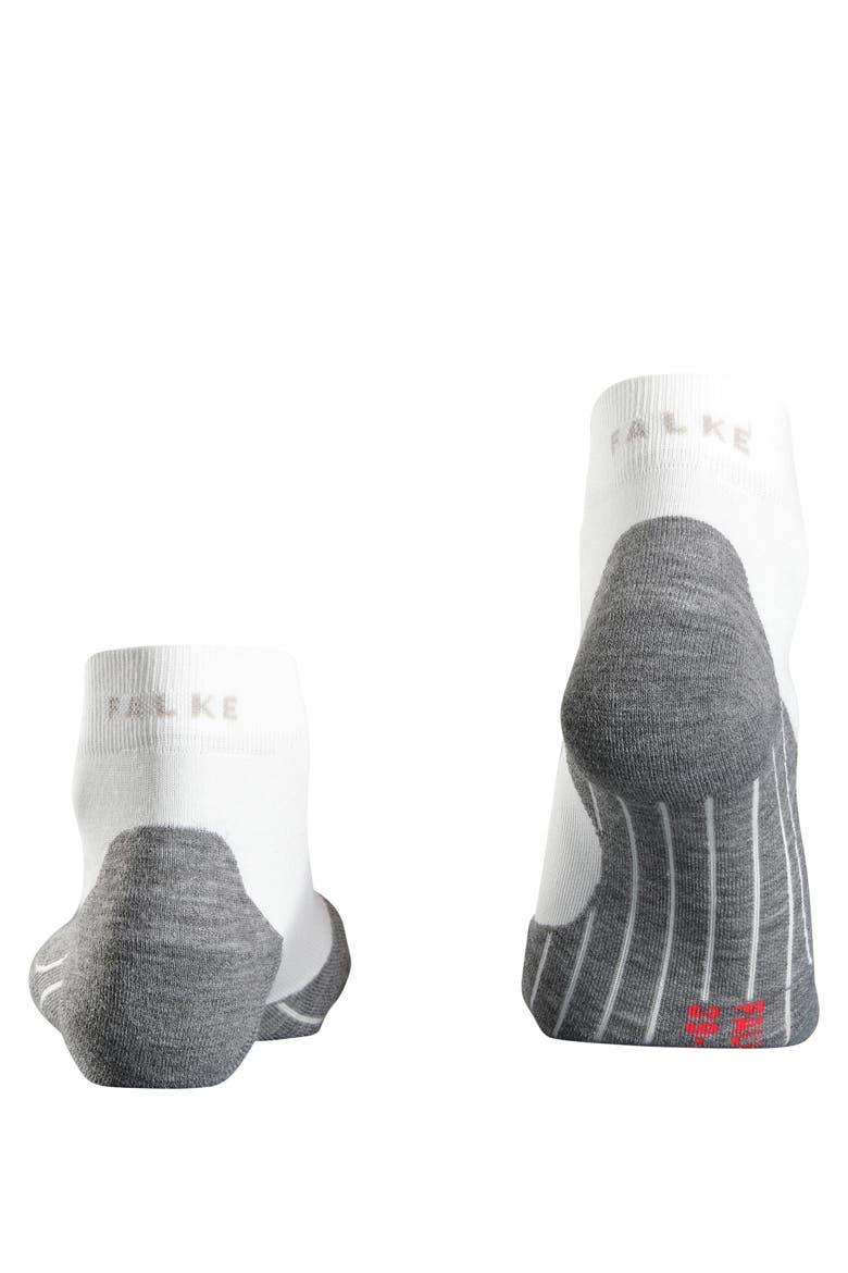 RU4 Endurance Short Running Socks, Alternate, color, White-Mix