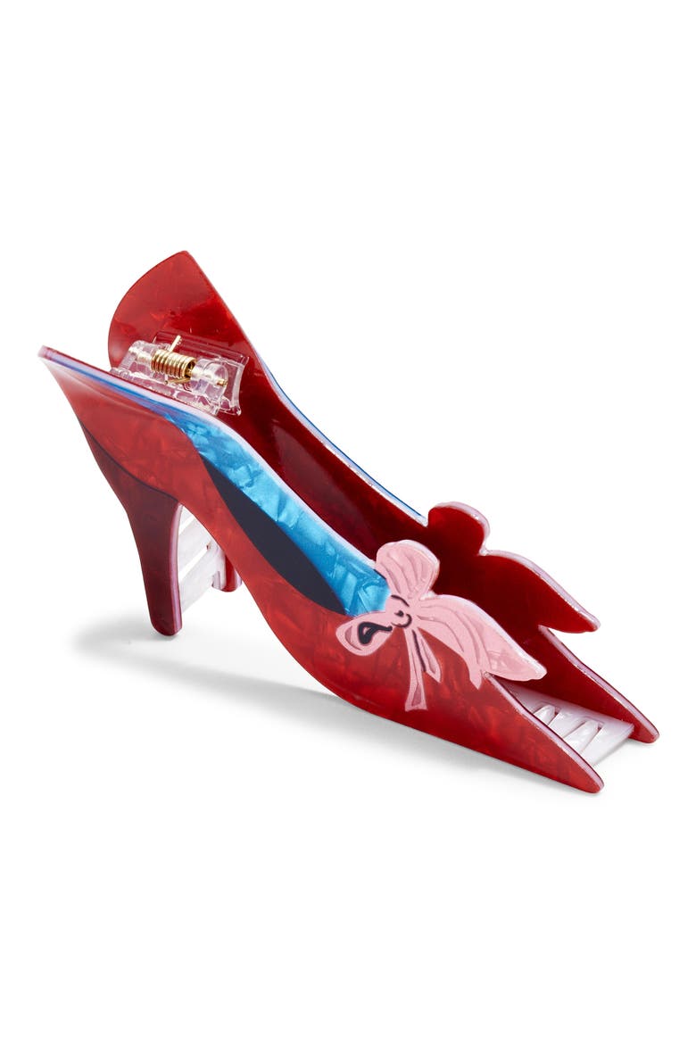 Shoe Claw Clip, Alternate, color, RED-PINK HIGH HEEL