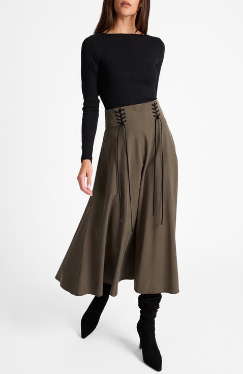 Aster Full Midi Skirt