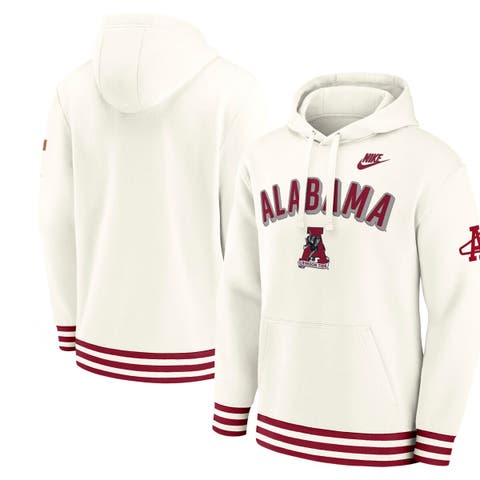 Men's Nike Cream Alabama Crimson Tide Legacy Retro Pullover Hoodie