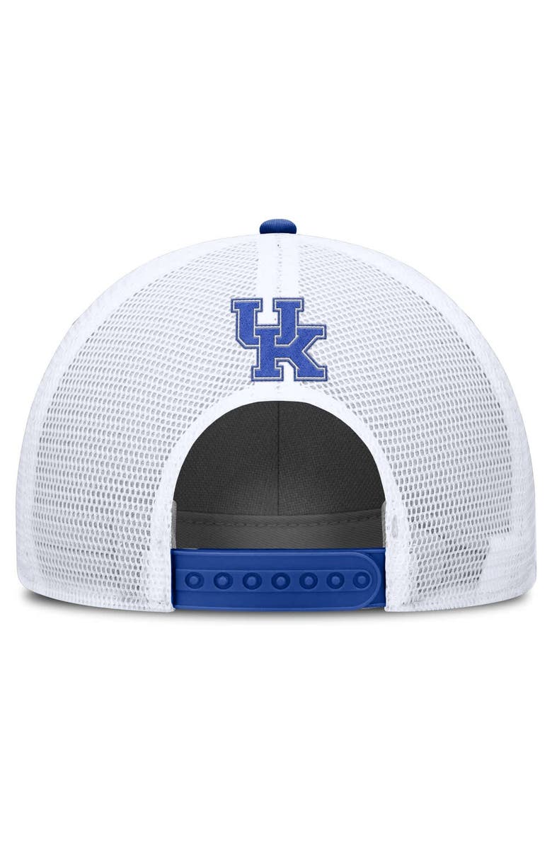 Nike Men's Nike Royal/White Kentucky Wildcats 2025 On-Field Rise Patch Trucker Adjustable Hat, Alternate, color, Royal