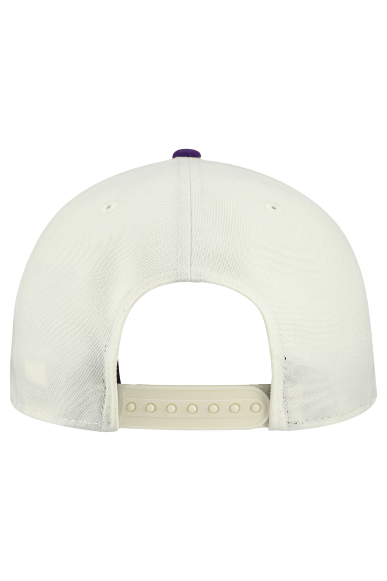 Men's New Era  Cream Minnesota Vikings Upside Down 9FIFTY A-Frame Snapback Hat, Alternate, color, Cream