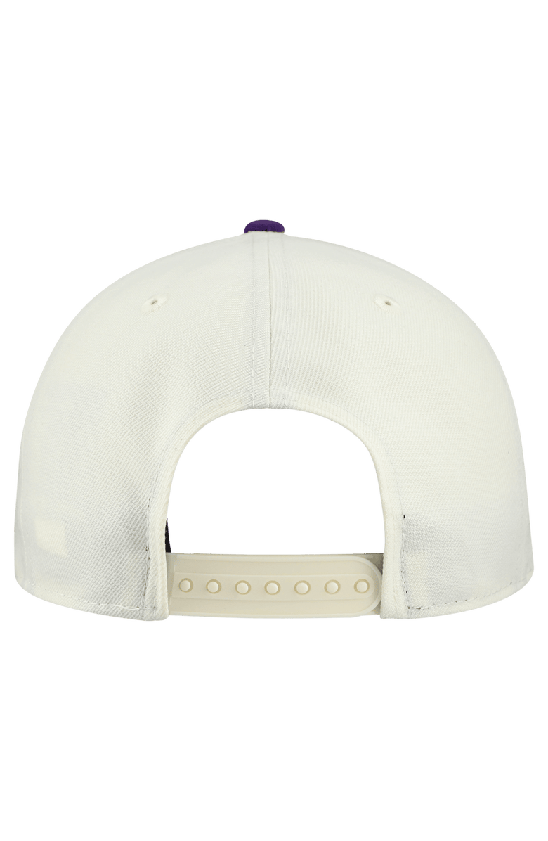 New Era Men's New Era  Cream Minnesota Vikings Upside Down 9FIFTY A-Frame Snapback Hat, Alternate, color, Cream