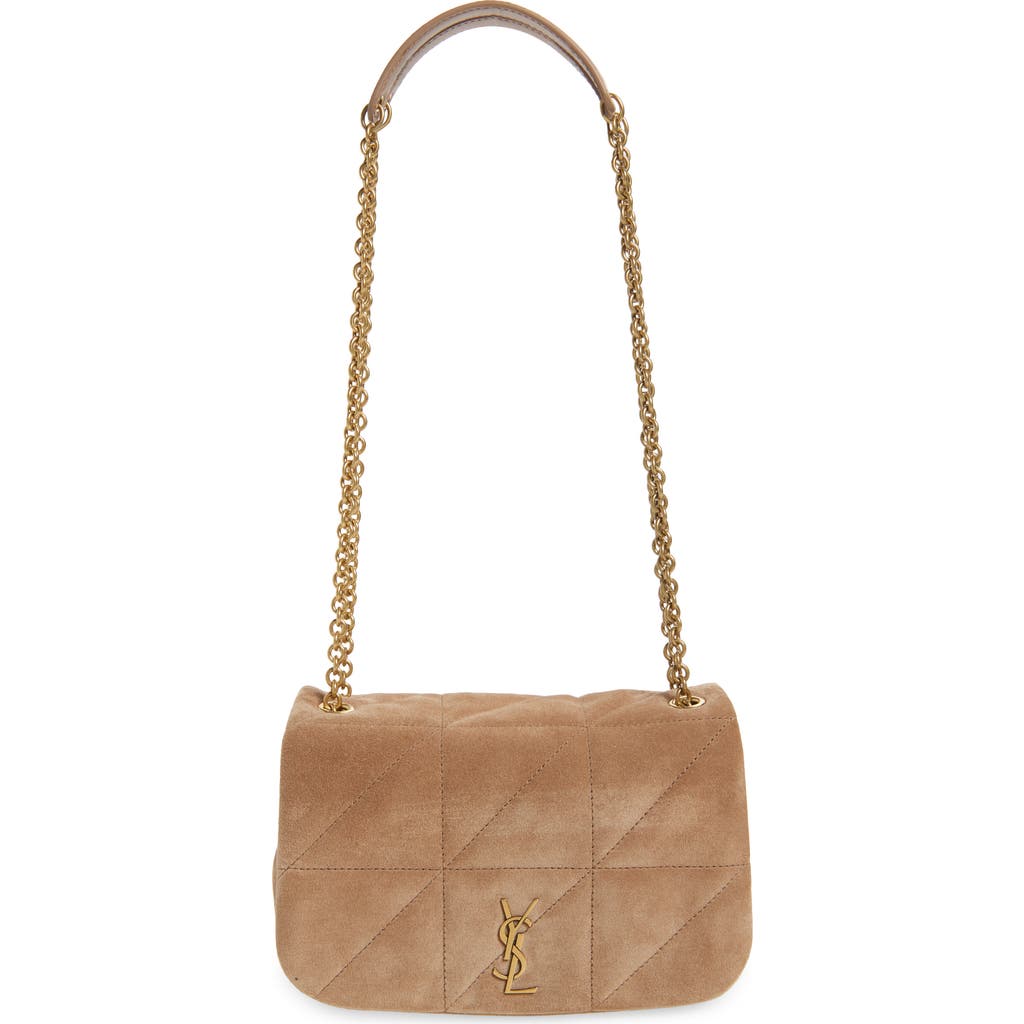 Saint Laurent Jamie 4.3 Patchwork Suede Crossbody Bag