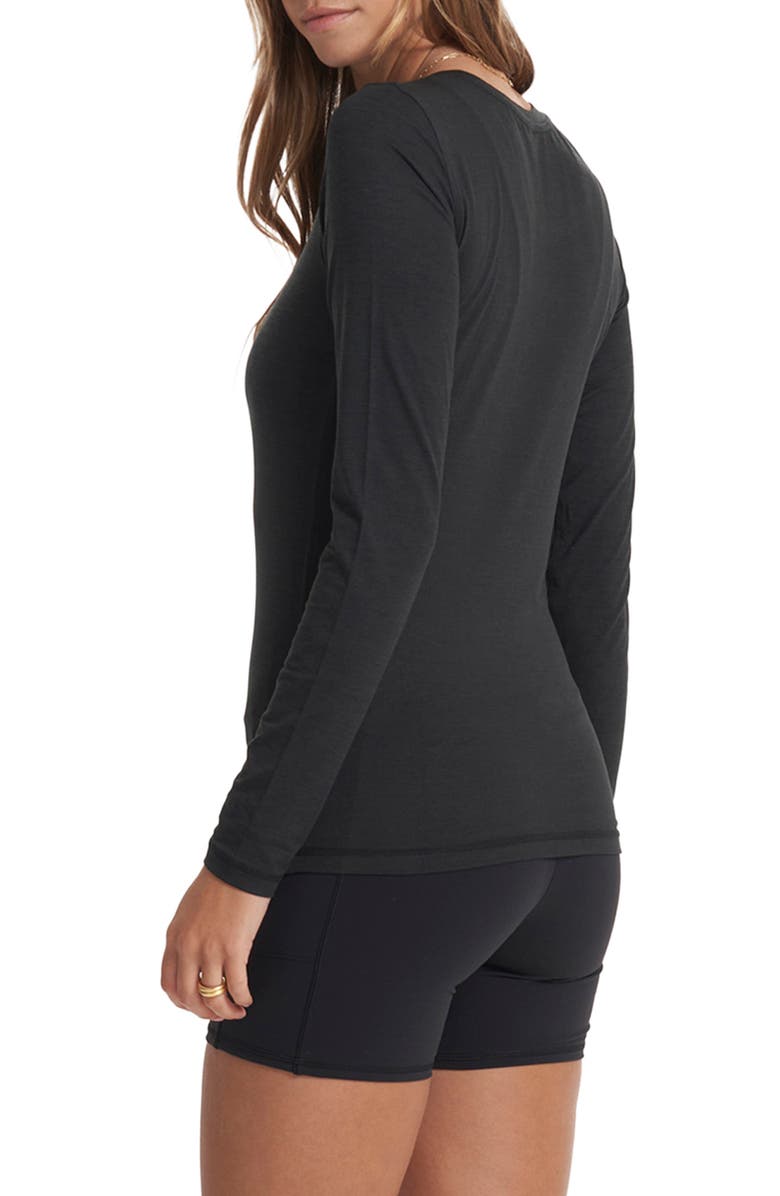 Vuori Long Sleeve T-Shirt, Alternate, color, Black Heather