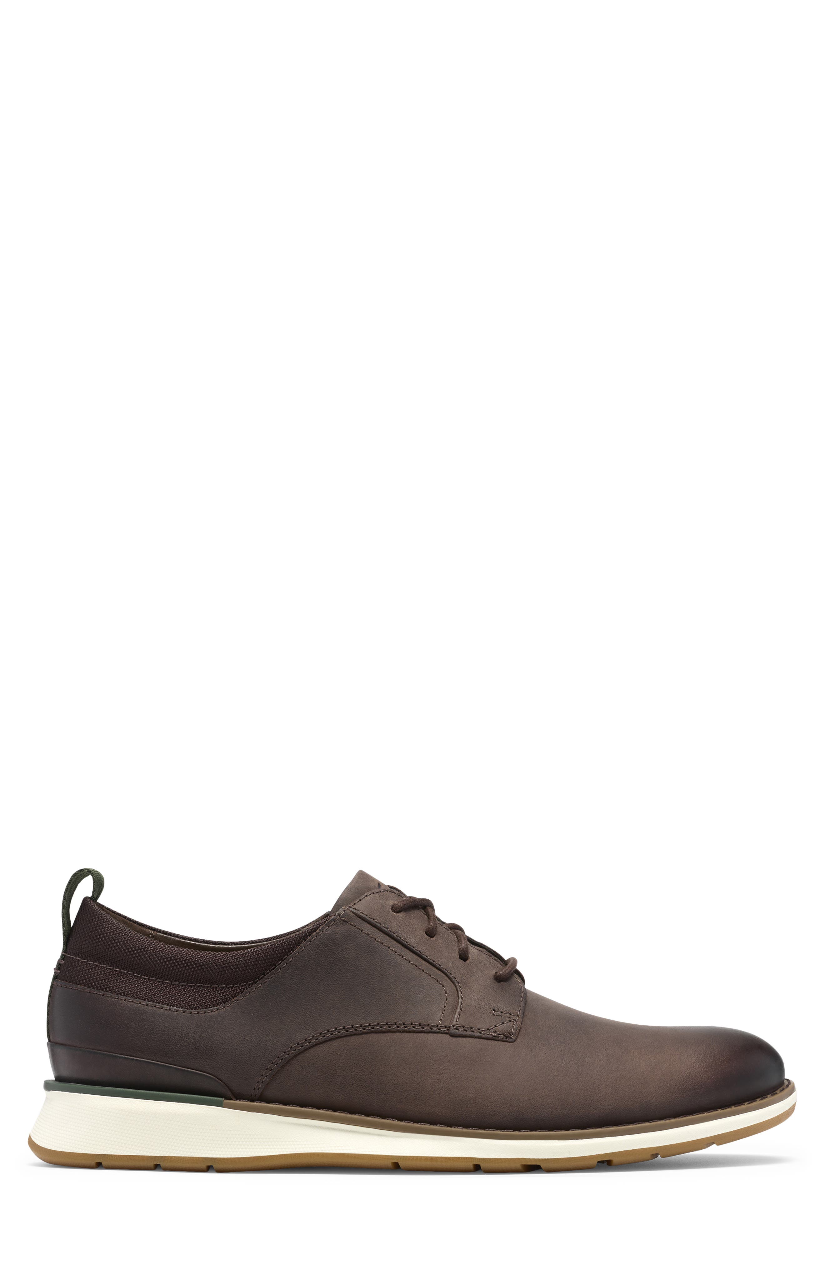 Flexhybrid Plain Toe Derby, Alternate, color, DARK BROWN LEATHER