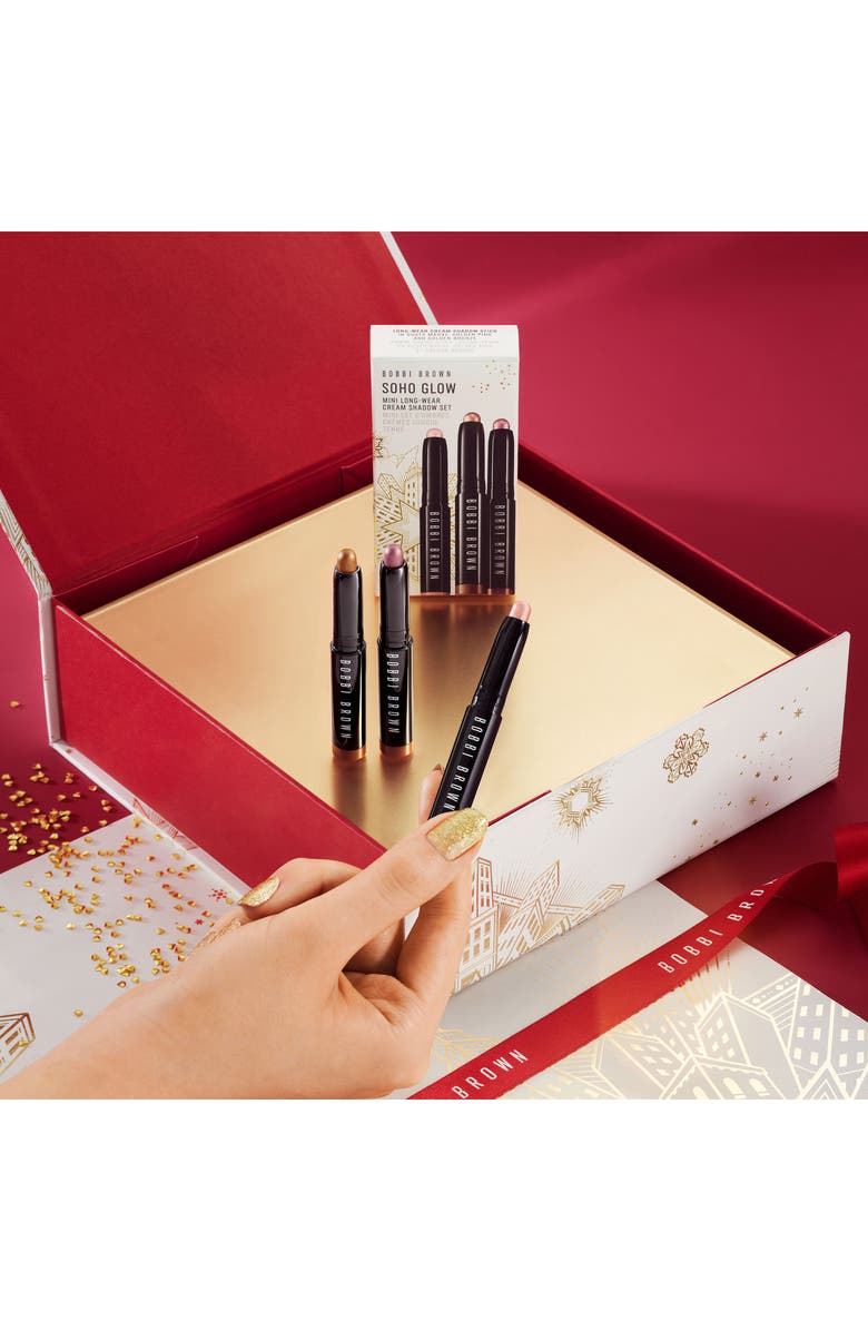 Bobbi Brown Soho Glow Mini Long-Wear Cream Eyeshadow Stick Trio, Alternate, color, 