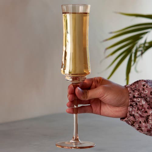 Twine Tulip Champagne Flutes In Brown