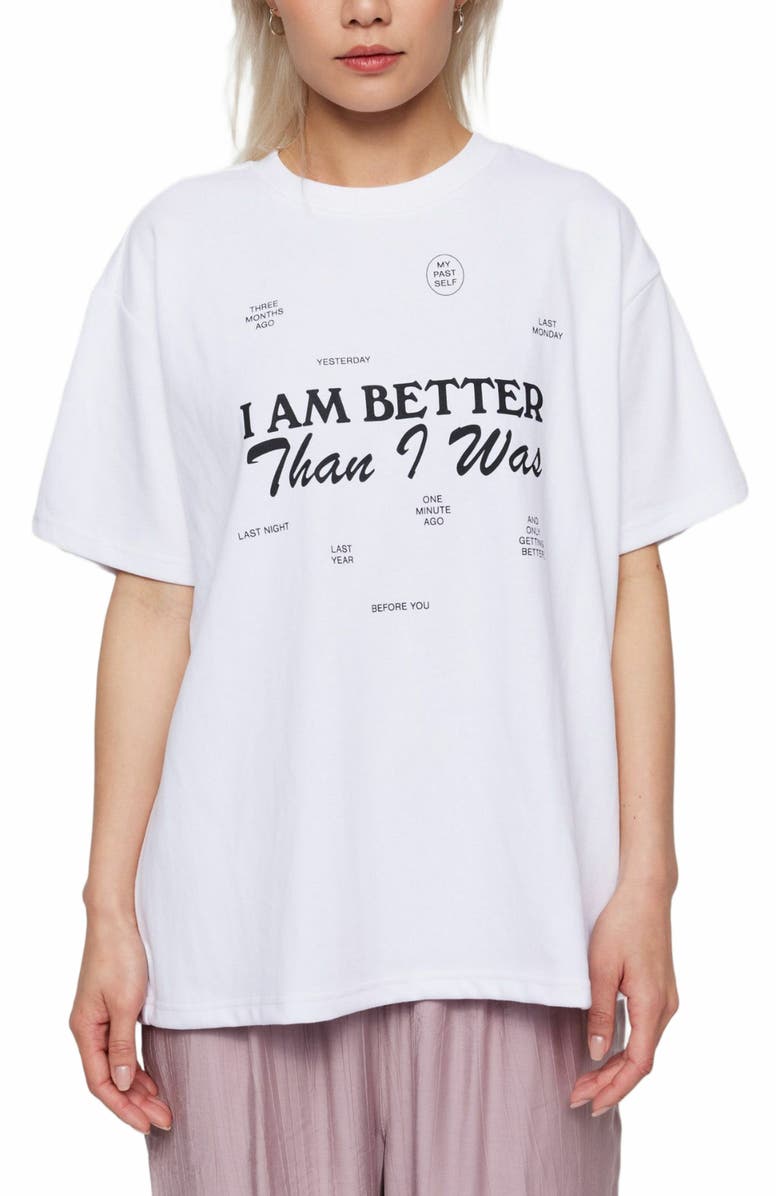 Samii Ryan Better Today Oversized Tee, Main, color, 