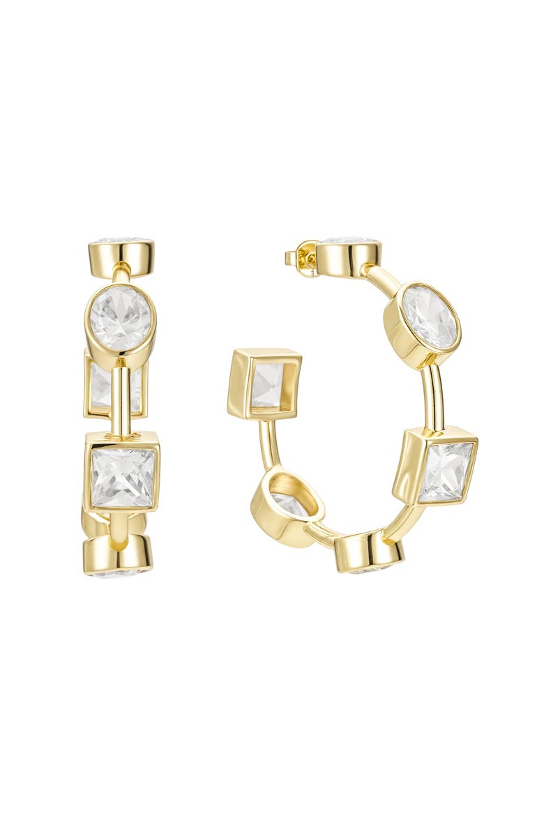 Untamed Petals Ravenna Hoop, Main, color, Gold