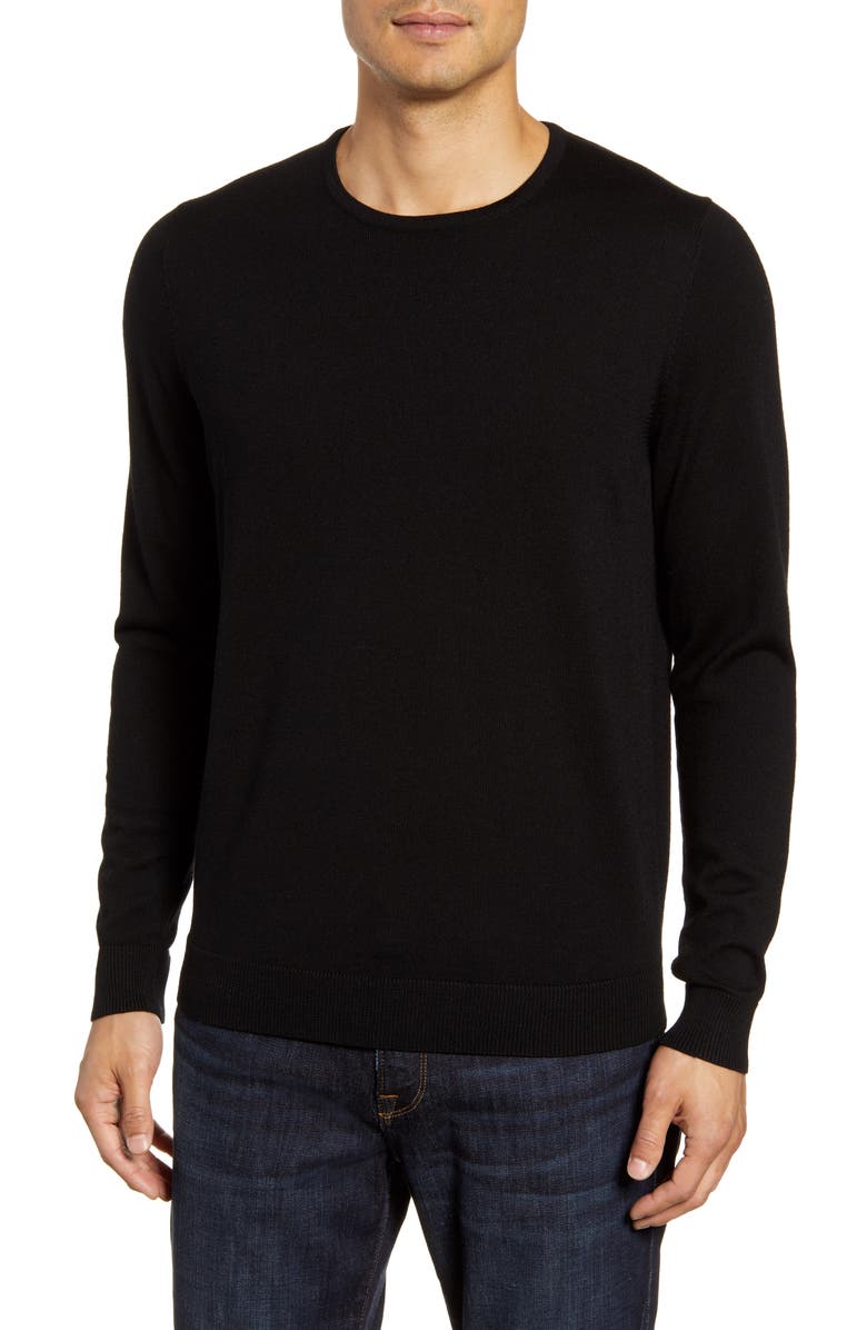 NORDSTROM MEN'S SHOP Crewneck Merino Wool Sweater, Main, color, 