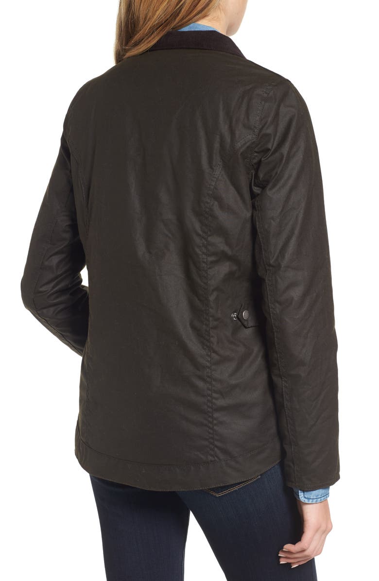 Barbour Filey Water Resistant Waxed Canvas Jacket, Alternate, color, 